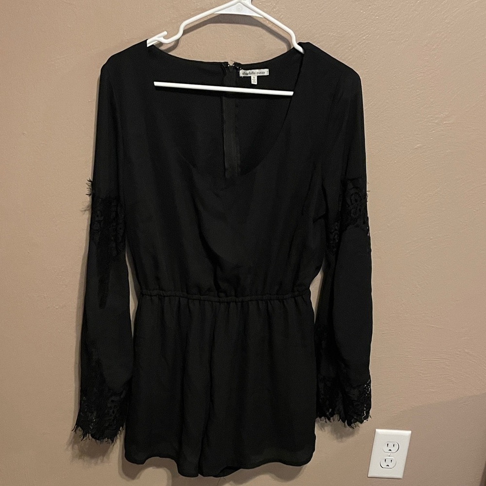 Black Gothic Lace Jumper